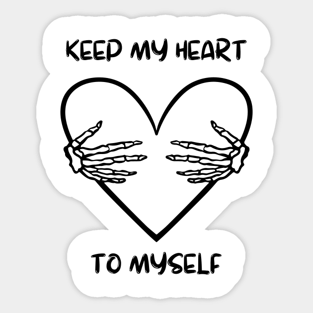 Keep My Heart To Myself Sticker by NICHE&NICHE